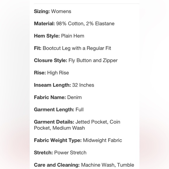 Women's High-Rise Bootcut Jeans - Universal Thread - Picture 9 of 9